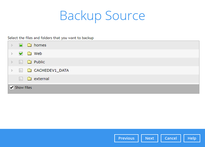 How to create a file backup on a Synology NAS