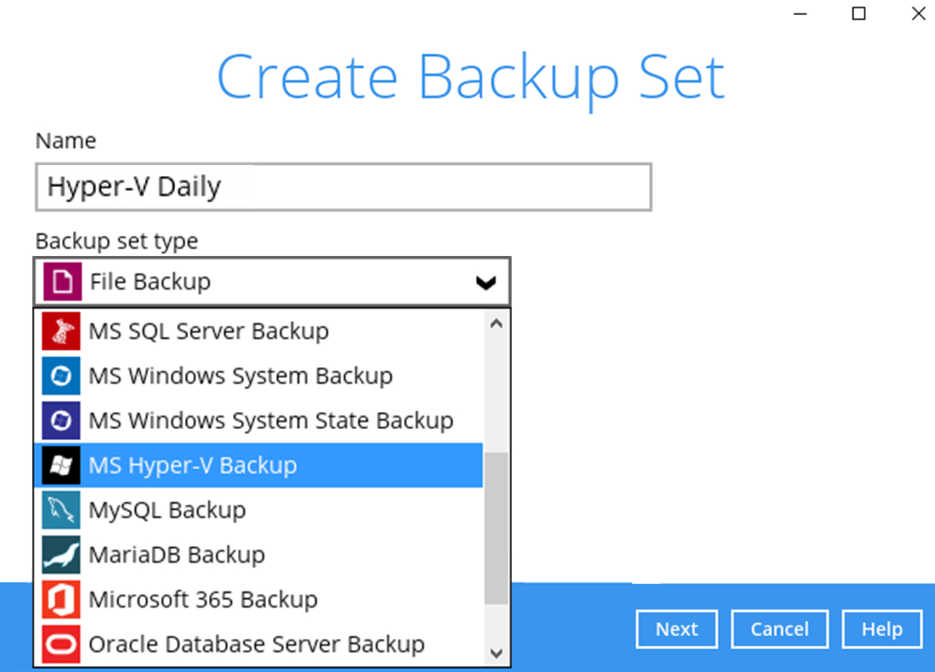 Backup VM - How to create a Hyper-V backup
