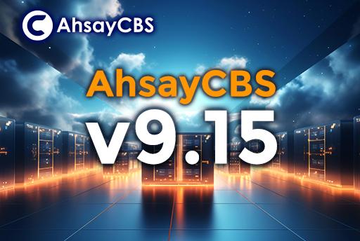 New Ahsay v9.15 Released