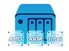 Synology NAS (AMD/ARM/Intel CPU)