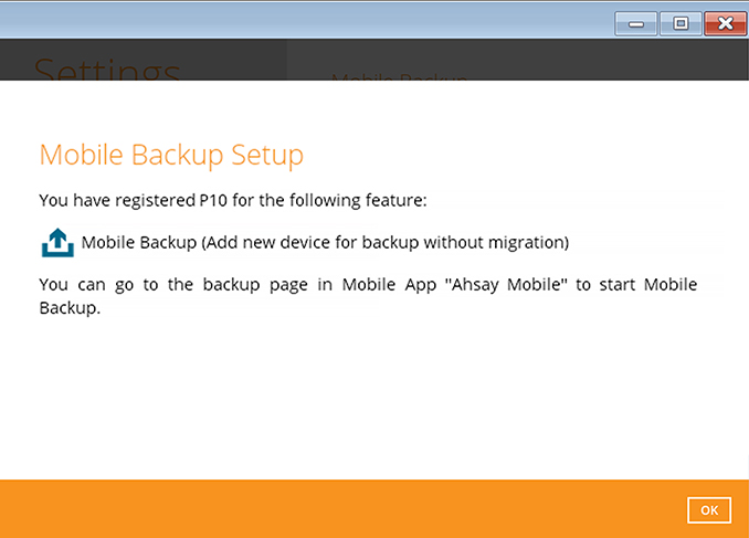How to create a mobile backup on an Android device