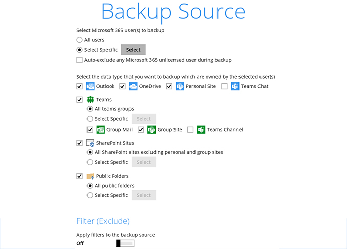 How to create a Microsoft Office 365 backup