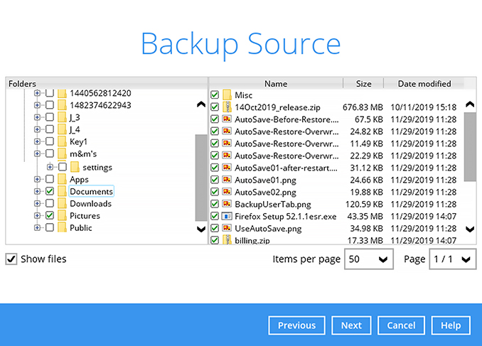 How to create a OneDrive cloud file backup