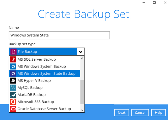 Microsoft System Backup