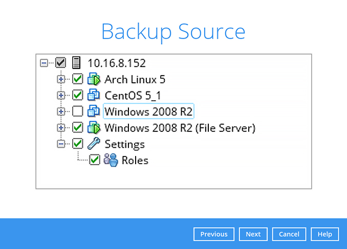 Backup VMware