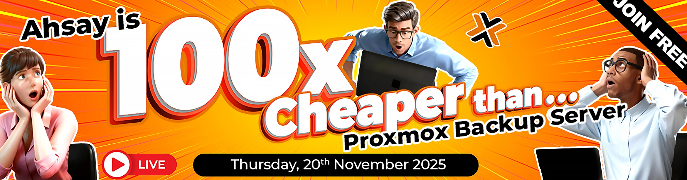 20/11/2025 Online Live Webinar Registration Ahsay's backup module for Proxmox VE virtual machines