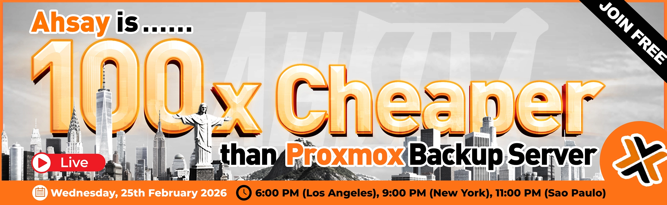 20/11/2025 Online Live Webinar Registration Ahsay's backup module for Proxmox VE virtual machines