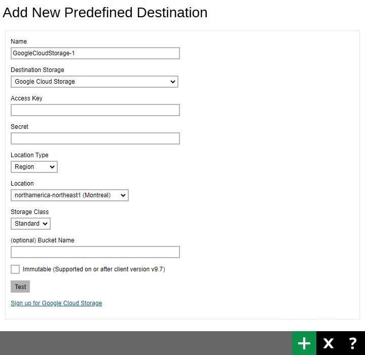 Google Cloud Storage