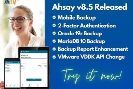 New Ahsay v8.5.0.63 Released