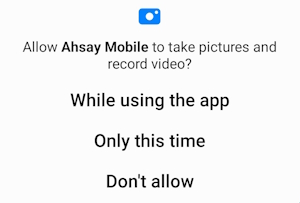 Camera Permission
