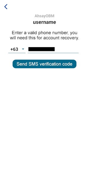 Set up recovery phone number