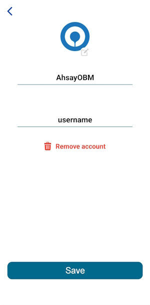 Edit account name