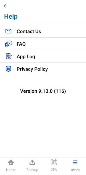 Help - Main UI