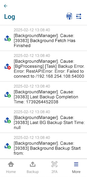 Application Log