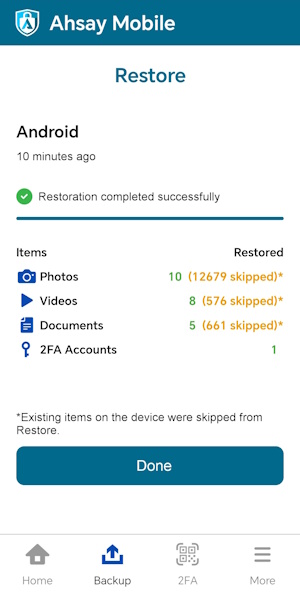 Restore