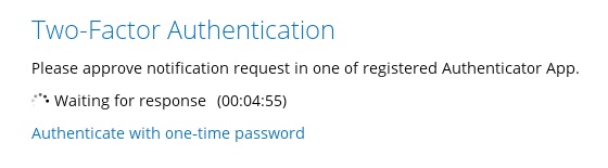 Log in with 2FA
