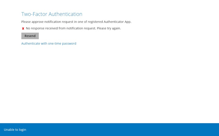 Log in with 2FA