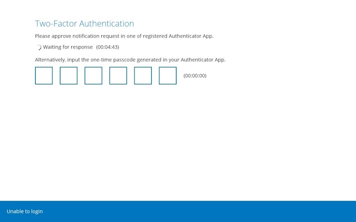 Unable to login