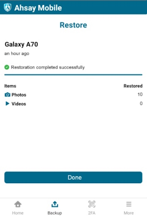 Restore