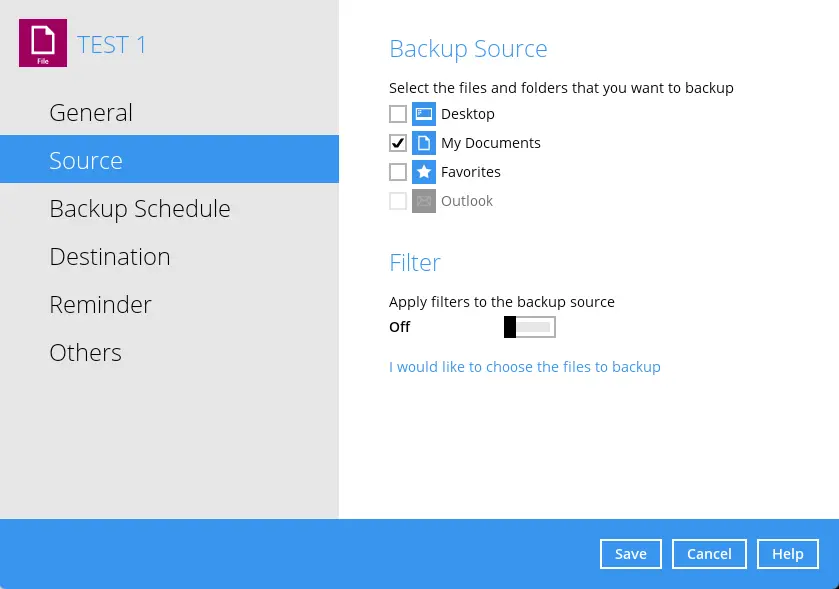 File Backup Set