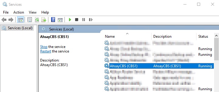 Set up dedicated AhsayCBS instance