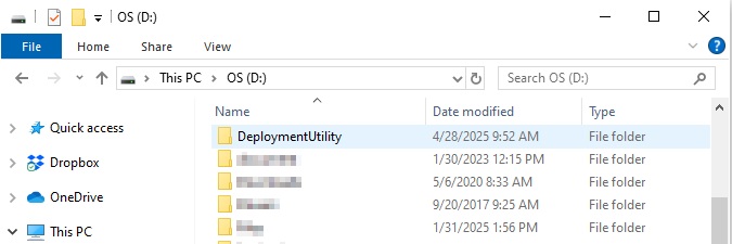 Deployment Utility