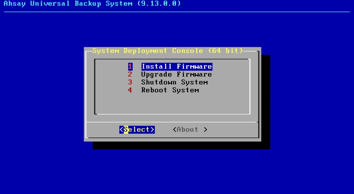 Install Firmware