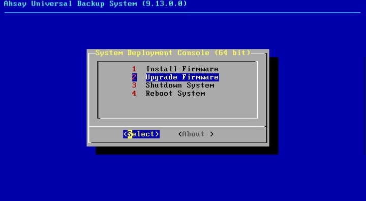 Upgrade Firmware