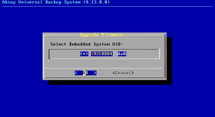 Upgrade Firmware