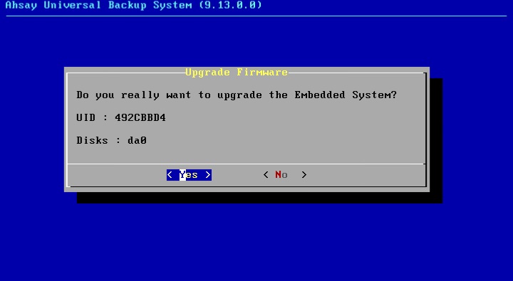 Upgrade Firmware