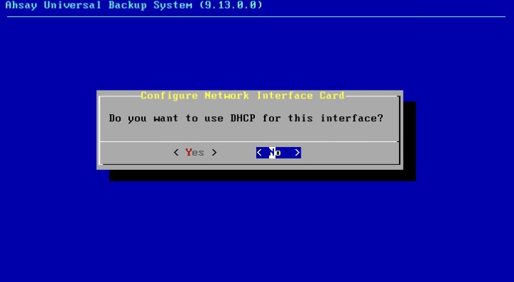 Network Settings Configuration