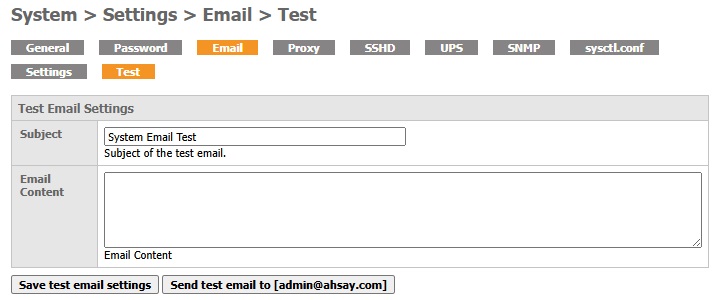 AhsayUBS WebAdmin