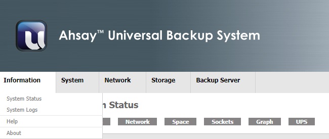 AhsayUBS WebAdmin