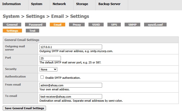 AhsayUBS WebAdmin