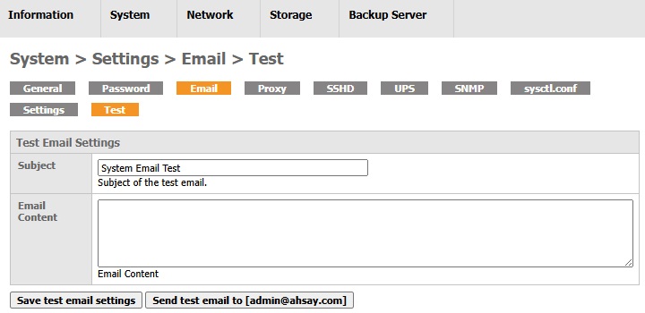 AhsayUBS WebAdmin