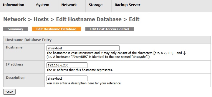 AhsayUBS WebAdmin
