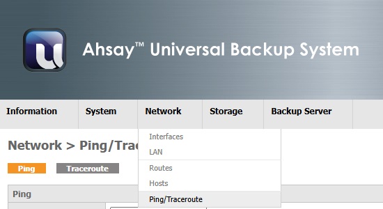 AhsayUBS WebAdmin