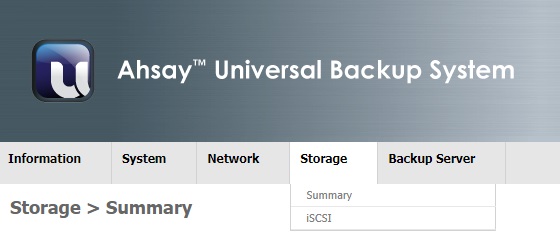 AhsayUBS WebAdmin