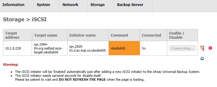 AhsayUBS WebAdmin