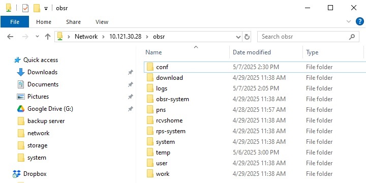 OBSR Folder