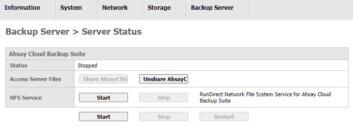 AhsayUBS WebAdmin