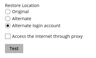 Alternate Login Account