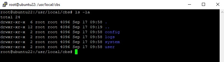 Local server folder