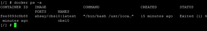 Docker Status