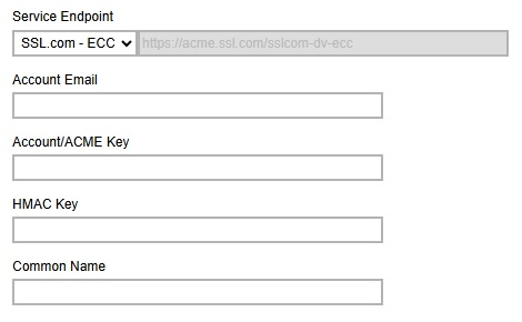 SSL.com - ECC Service Endpoint
