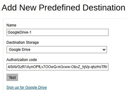 Paste Authorization Code