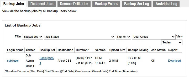 Download Logs