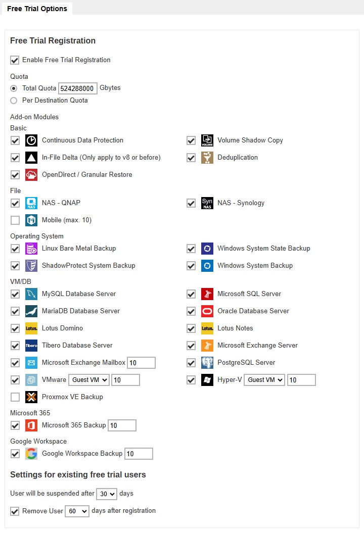 Free Trial Options
