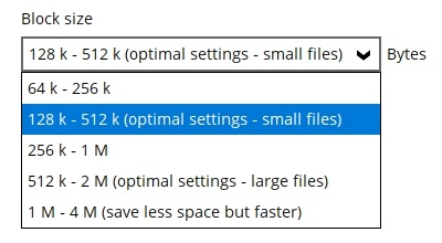 Block Size