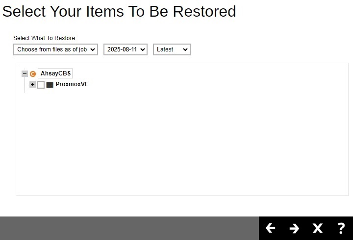 Restore From